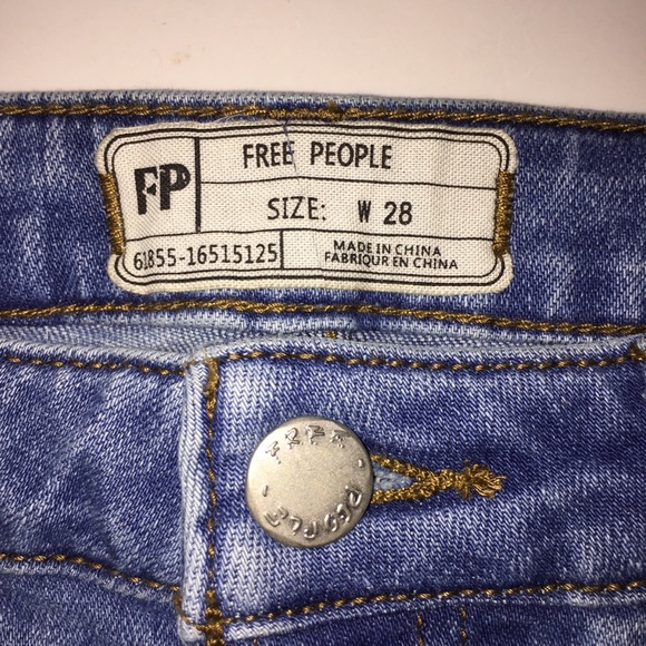 Free People | High Rise Skinny Jeans - Picture 4 of 6